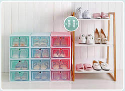 ЩІЛЬНІ коробки для взуття прозора зберігання взуттєві box органайзер