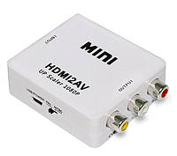 Преобразователь конвертер HDMI2AV адаптер HDMI->тюльпаны/AV /HDMI2RCA