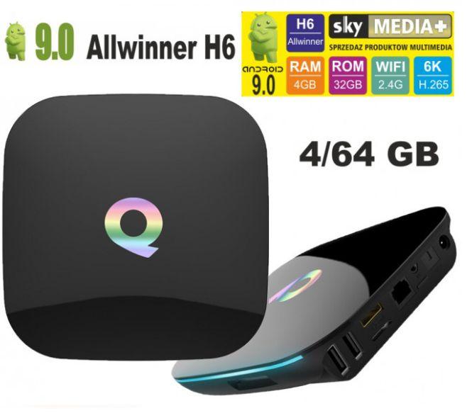 Приставка Q PLUS 4/64 Smart TV Box Android 9.0 Андроїд смарт тв, фото 1