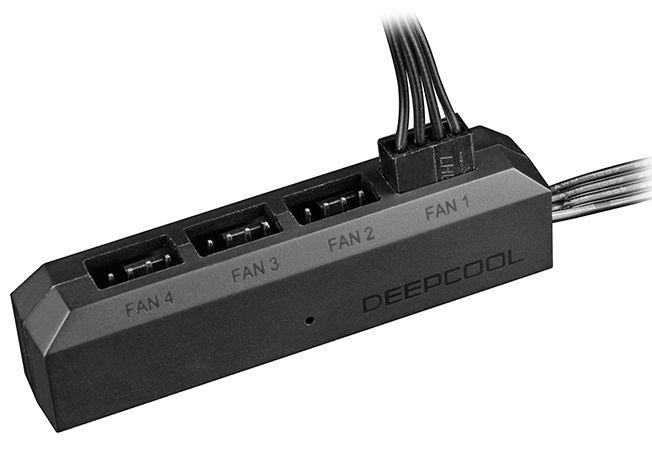 Розгалужувач Deepcool FH-04 Fan Hub для кулерів з 1 на 4 кулер 3 pin/4, фото 1