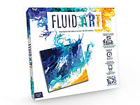 Набор для творчества "Интерьерная картина Fluid Art" 30*30 см Danko Toys