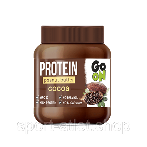 Замінник живлення GoOn Protein Peanut Butter 350 грамів, какао