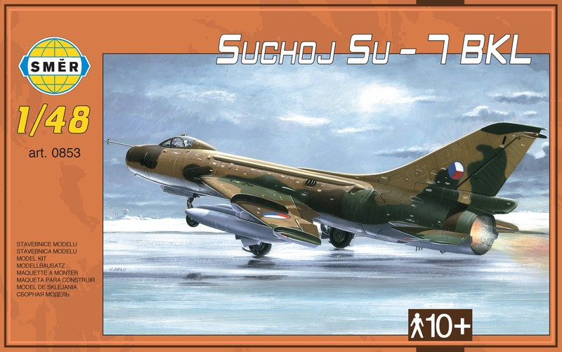Су-7 БКЛ. Модель-копія літака для складання в масштабі 1/48. SMER 0853