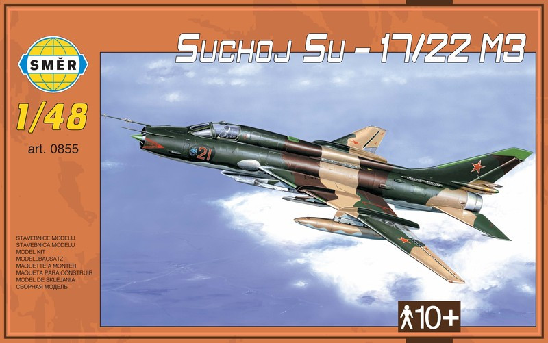 Су-17/22 М3. Модель-копія літака для складання в масштабі 1/48. SMER 0855