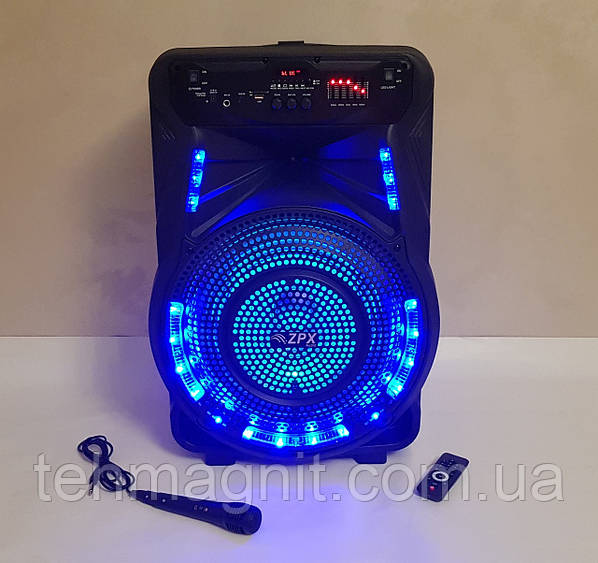 Колонка аккумуляторная с проводным микрофоном ZPX ZX 7774 с