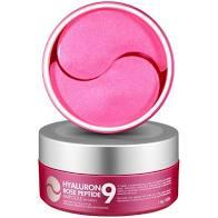 Гідрогелеві патчі з екстрактом троянди та пептидами MEDI-PEEL Hyaluron Rose Peptide 9 Ampoule Eye Patch