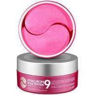 Гідрогелеві патчі з екстрактом троянди та пептидами MEDI-PEEL  Hyaluron Rose Peptide 9 Ampoule Eye Patch