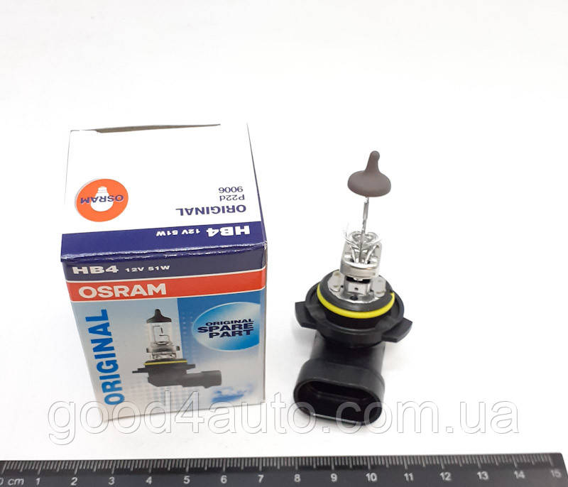 Лампа HB4 9006 51W P22D (Osram) 9006, фото 1