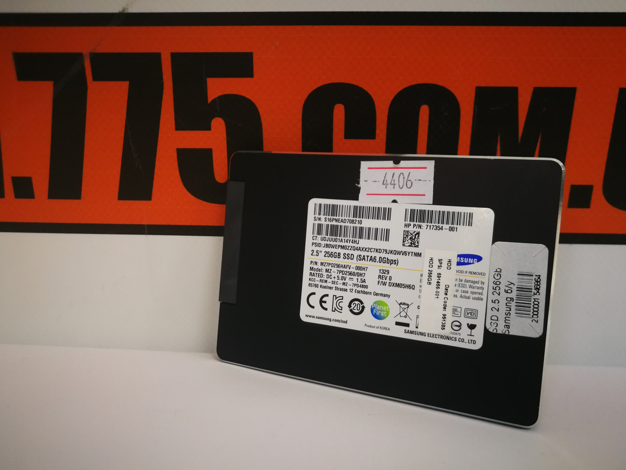 SSD Samsung 256GB 2.5” MLC