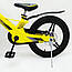 Дитячий велосипед SIGMA MARS-2 Evolution -18", дискове гальмо, кошик, годинник Жовтий, фото 9