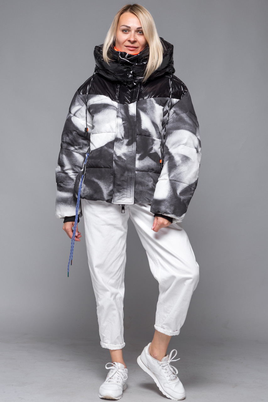 Пуховик TOWMY oversize 1800 grey