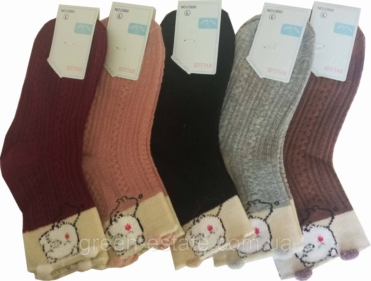 Шкарпетки дитячі Шугуан асорті 7-10 років, фото 1
