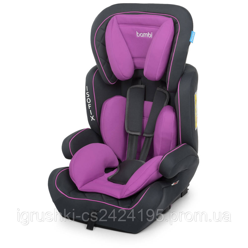 Автокресло детское Bambi M 4250 ISOFIX, Purple - фото 1 - id-p1098485976