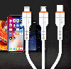 USB кабель Kaku KSC-237 3-in-1 Type-C / MicroUSB / Lightning 1m - White, фото 2
