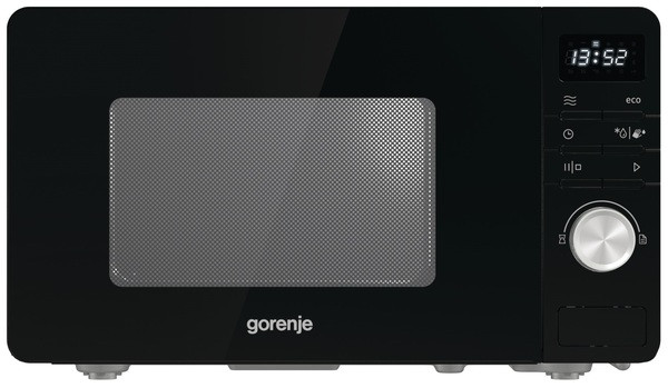 Мікрохвильовка Gorenje MO 20 A3B чорна електронна 20 л 800 Вт