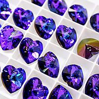 Оригинальная подвеска SWAROVSKI HEART (HELIOTROPE). Размер 18mm