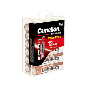 Батарейки AAA (LR03) Camelion Plus Alkaline (12шт.)