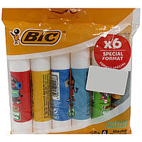 Клей карандаш 6шт Bic 297