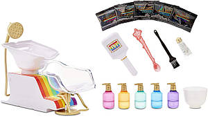 Набір Мосту Хай Салон Краси Rainbow High Salon of DIY Washable Hair Color Foam, фото 2