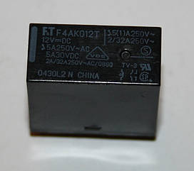 Реле електромеханічне F4AK012T;  12VDC