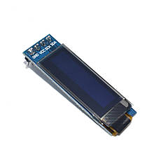 0.91" білий OLED LCD дисплей 128х32, I2C, модуль для Arduino
