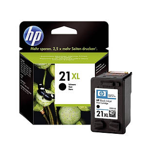 Картридж HP 21XL Black Original (C9351CE) оригінальний, підвищеної ємність, чорний, 475 стор.