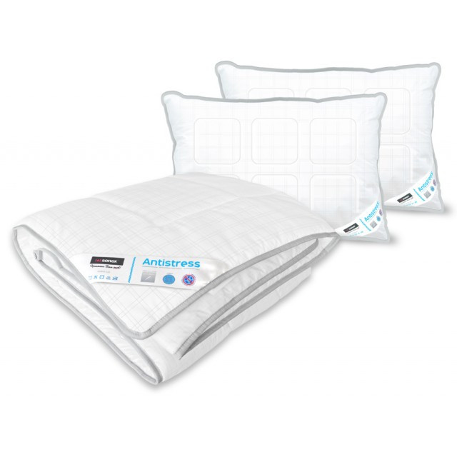 Набір Antistress Карбон (Ковдра + 2 подушки), фото 1