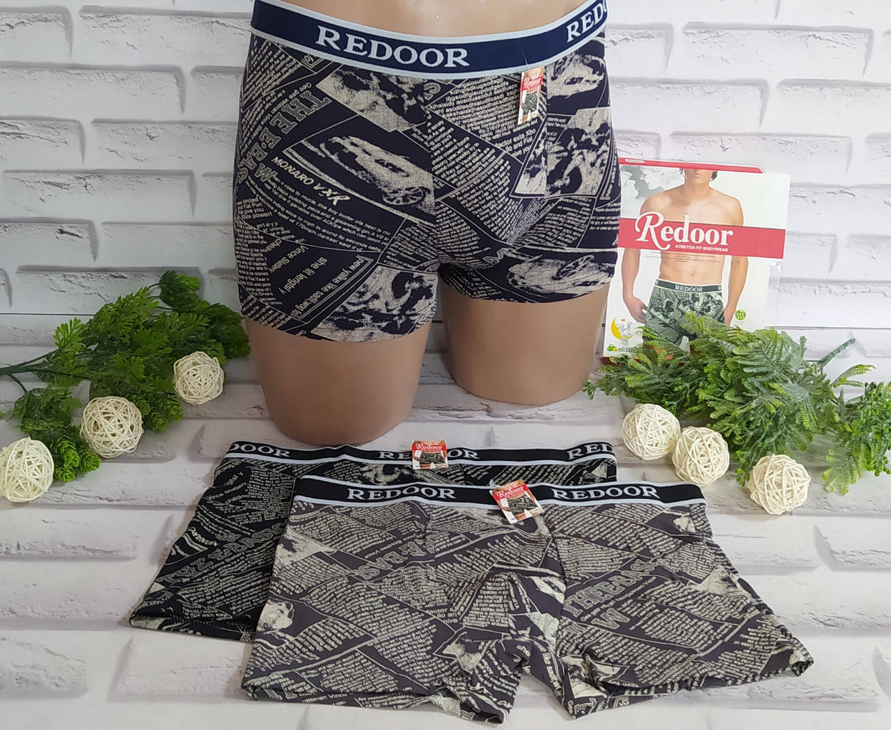 

Трусы мужские боксеры ХL(48-50) раз Redoor, Разные цвета