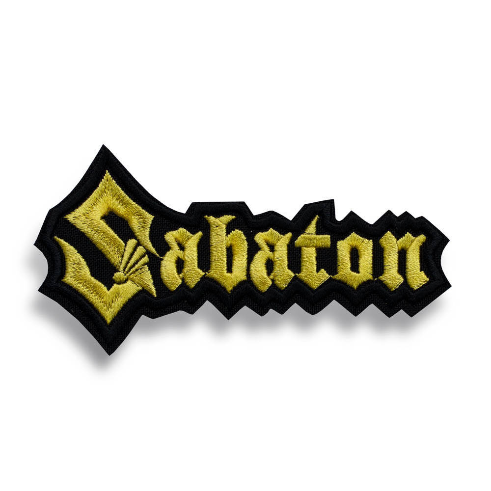 

Нашивка с вышивкой SABATON Yellow Logo, Черный
