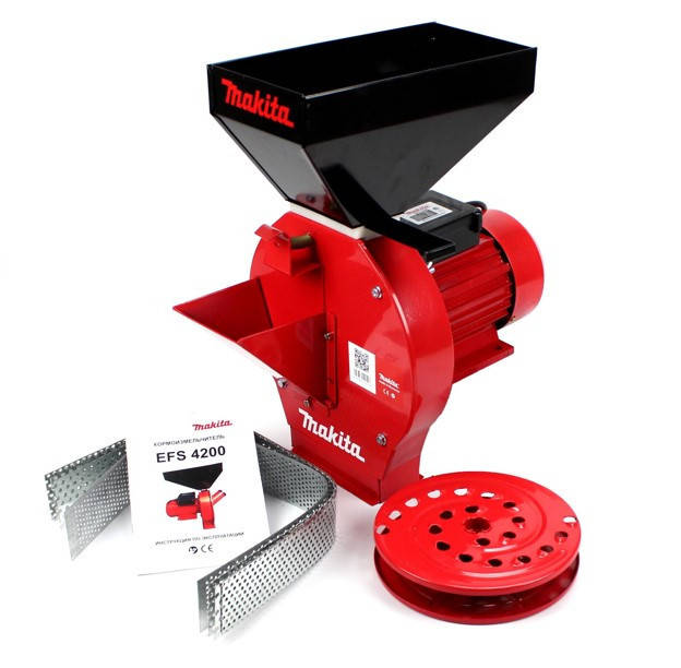 

Измельчитель зерна и корнеплодов Makita EFS 4200. Млин Макита 4.2 кВт