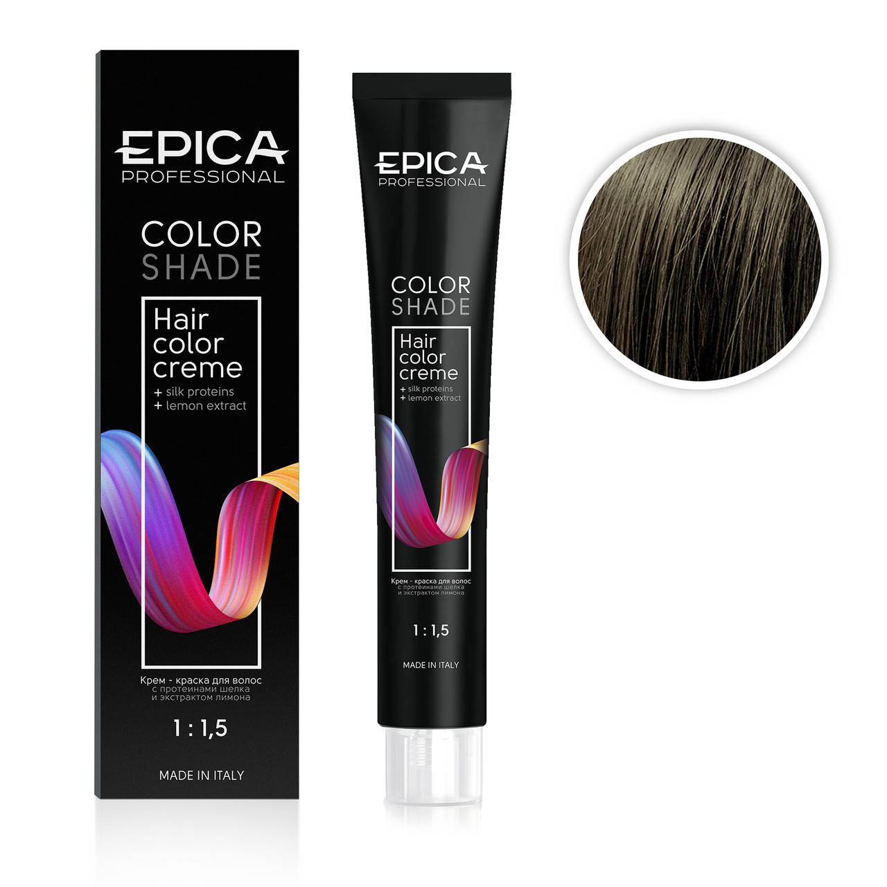 

Стойкая крем-краска EPICA HAIR COLOR CREAM 7.0 Русый натуральный холодный 100ml