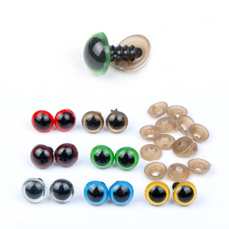 

8328 Глазки на винте 20 мм прозрачные