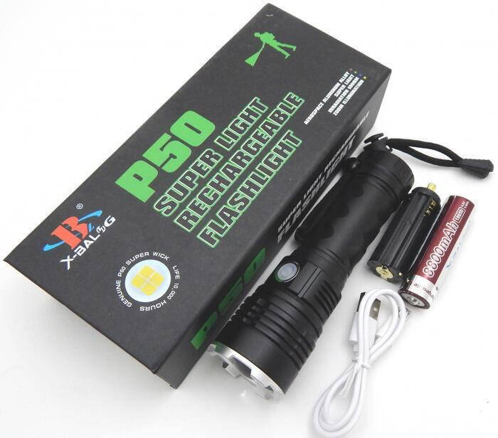 

Фонарь тактический карманный ручной X-BAOG BL P515 P50, Черный