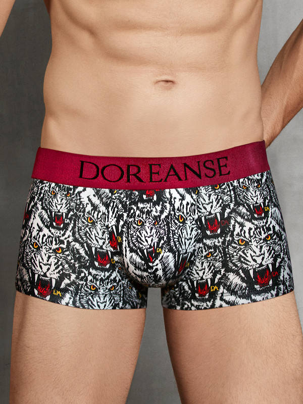 

Мужские трусы-хипсы Doreanse Wild Tiger 1712 XL, Бордовый