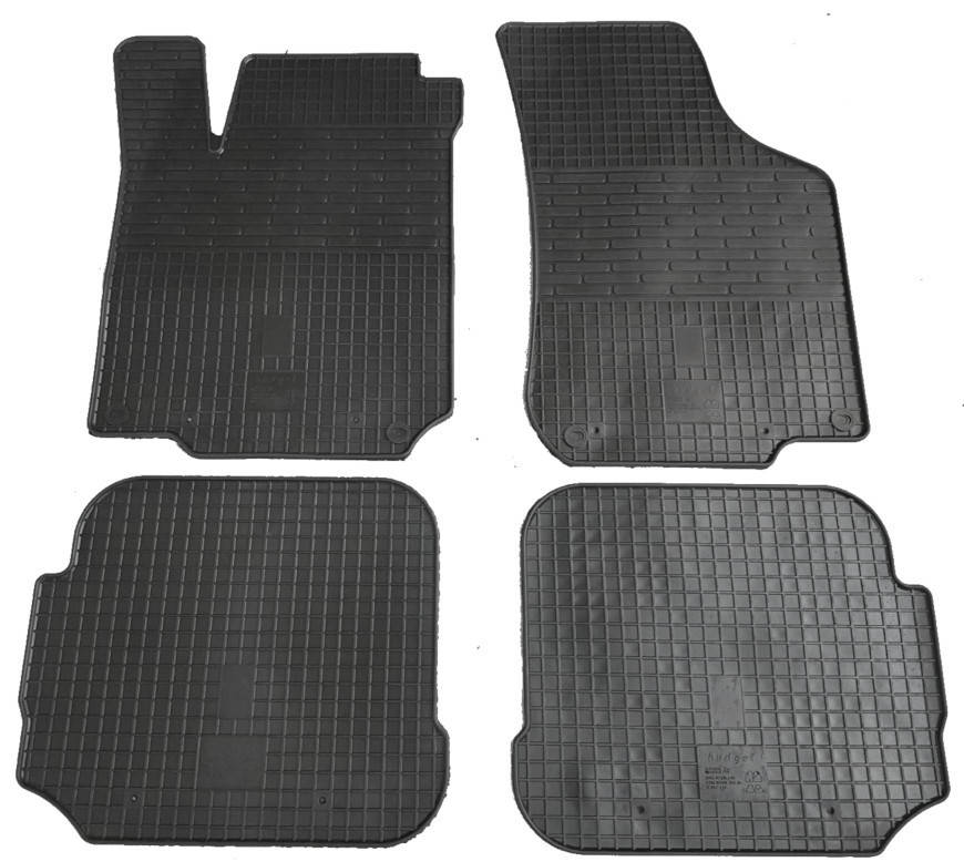 

Резиновые коврики в салон Volkswagen Golf IV 1997-2010, 4 шт. (Бютжет), Черный