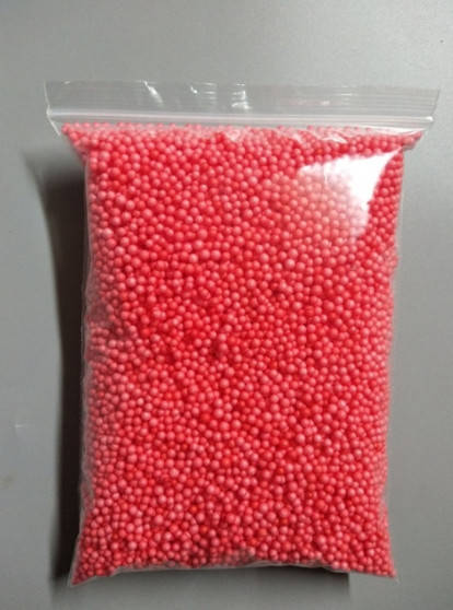 

Пенопластовые шарики красные 2-4 мм, 8 грамм