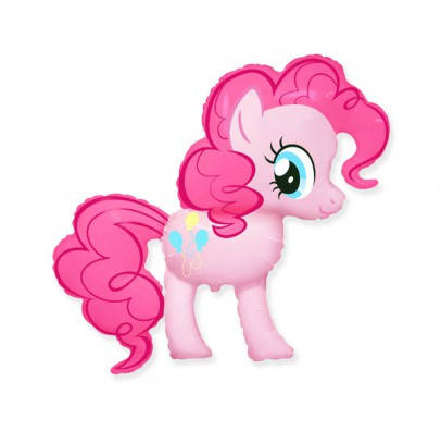 

Воздушный шарик фольгированный мини Пони 902738, Розовый