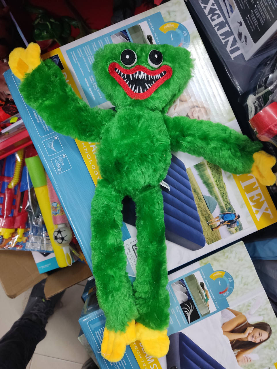 

Мягкая игрушка Хаги Ваги Кисси Мисси 40см Huggy Wuggy зелений Силли Билли