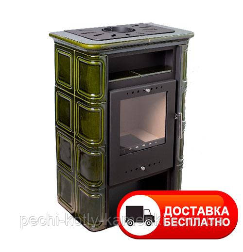 Кахельна піч Nordflam Vera Green