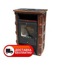 Кахельна піч Nordflam Coria Brown