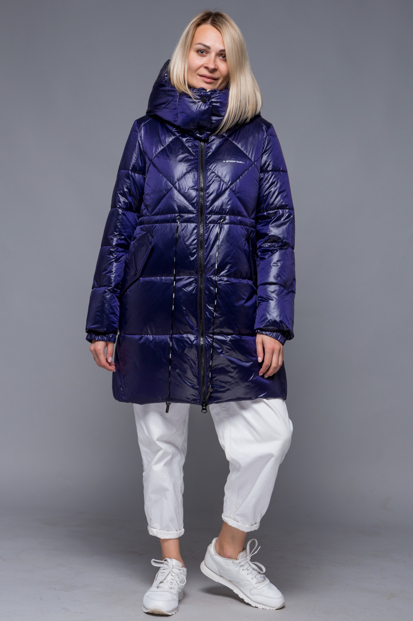 Пуховик TOWMY 1827 blue purple