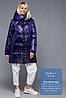 Пуховик TOWMY 1827 blue purple, фото 9