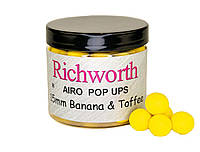 Плавающие бойлы Richworth Pop Ups Boilies Original, 15mm, 200ml, Airo, Banana Toffee