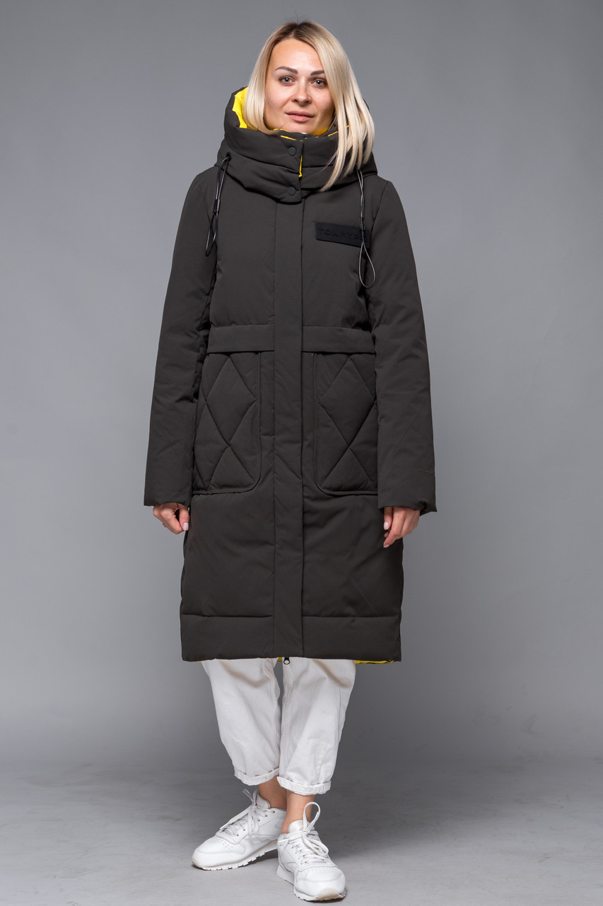 Пуховик TOWMY 3066 green yellow, фото 1