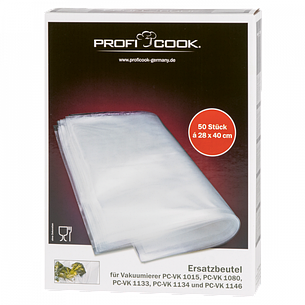 Пакети для вакуумного пакувальника Profi Cook 50 штук розмір 28x40, фото 3