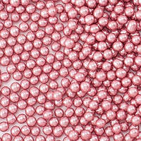 Стік-пакет цукрові кульки металік 3 мм (3 г), рожеві