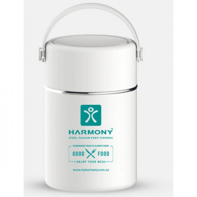 Термос пищевой для еды Harmony 800 мл White