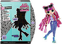 Кукла ЛОЛ Диско Скейтер ОМГ 3 серия L. O. L. Surprise OMG Roller Chick Series Сюрприз Оригинал Роллер Чик
