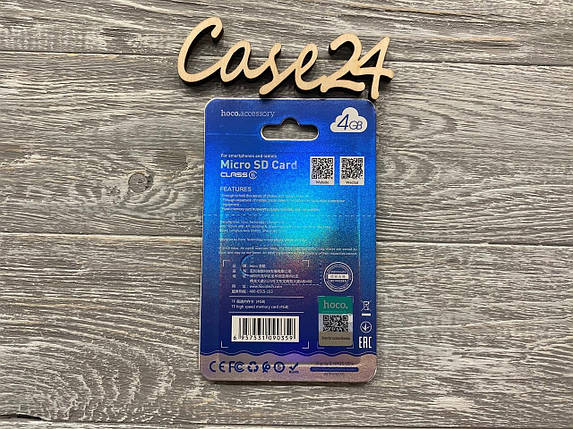 Micro SDHC Card HOCO на 4gb (Class 6), фото 2