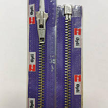 Металеві 5 роз'ємні блискавки OPTI 35 см з автоматичним фіксатором, колір Фіолетовий
